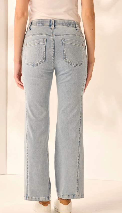 LANIA THE LABEL ABBY JEAN BLEACHED