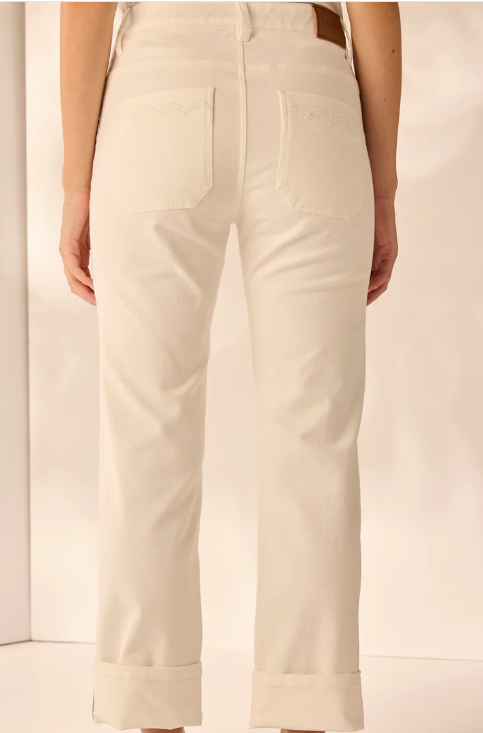 LANIA THE LABEL CHLOE JEAN IVORY