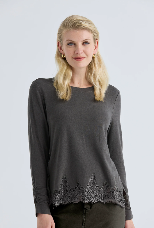 LANIA THE LABEL BELLE TOP IRON