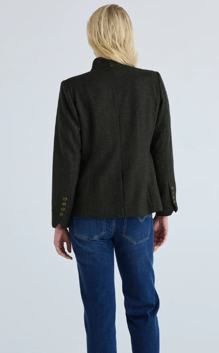 LANIA THE LABEL SADDLE JACKET MILITARY