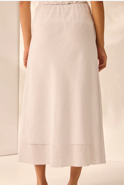 LANIA THE LABEL HAYDEN WHITE SKIRT