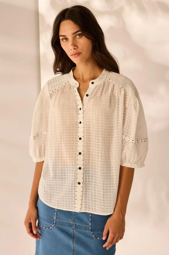 LANIA THE LABEL VILLA SHIRT WHITE
