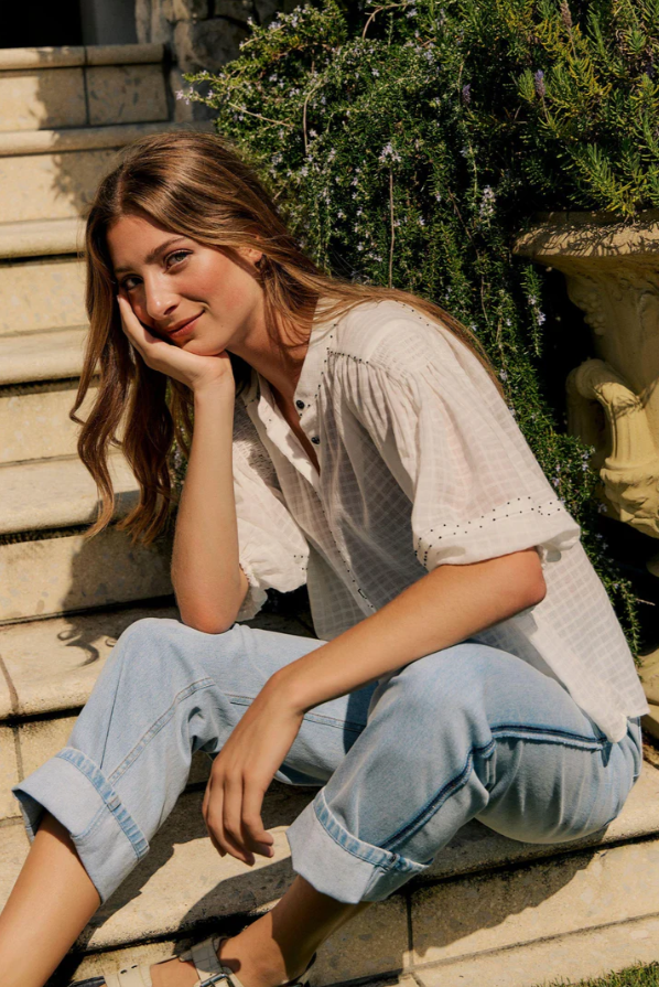 LANIA THE LABEL VILLA SHIRT WHITE