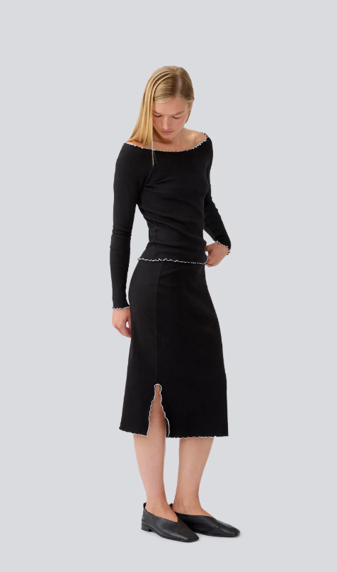 MODSTROM MAGDALONE BLACK SKIRT