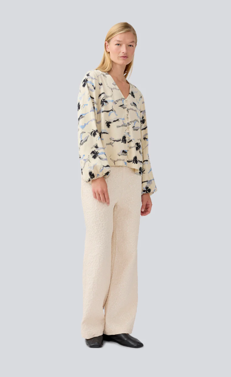 MODSTROM MISTMO PRINT TOP FLOWER HORISON