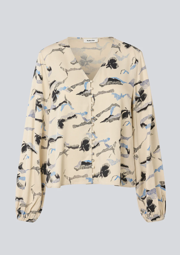 MODSTROM MISTMO PRINT TOP FLOWER HORISON