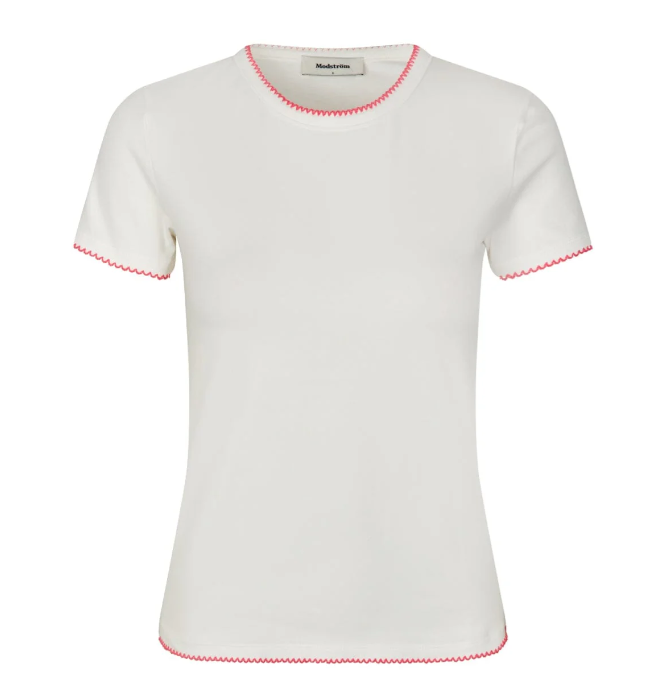 MODSTROM MAISY WHITE T-SHIRT