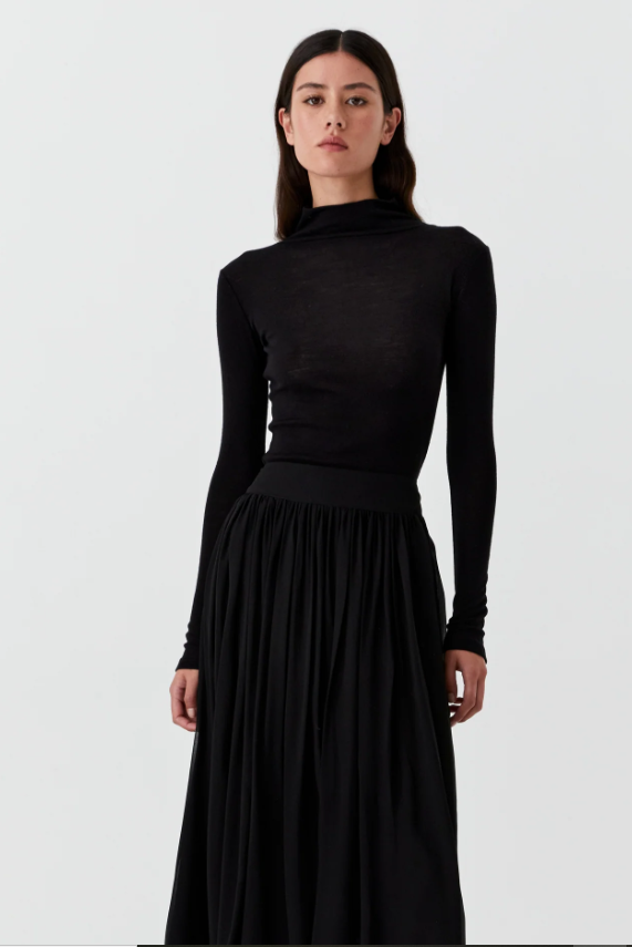MORRISON MORRI MERINO HIGH NECK BLACK