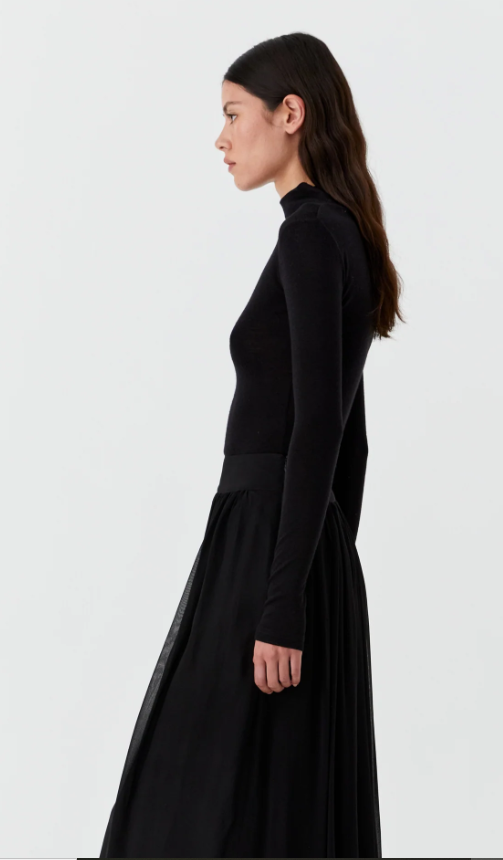 MORRISON MORRI MERINO HIGH NECK BLACK