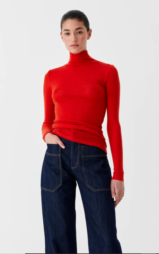 MORRISON MORRRI  MERINO HIGH NECK FLAME