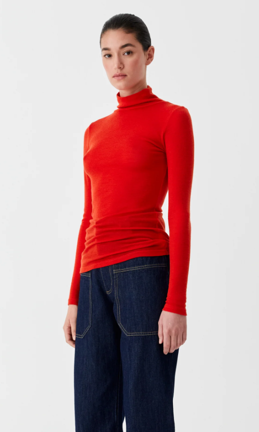 MORRISON MORRRI  MERINO HIGH NECK FLAME