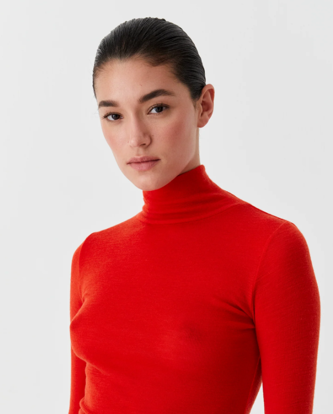 MORRISON MORRRI  MERINO HIGH NECK FLAME