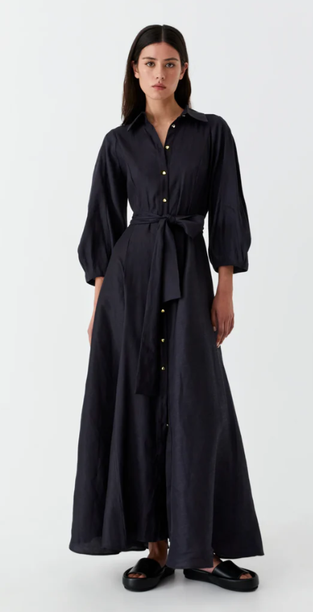 MORRISON MADELYN SHIRT DRESS NAVY