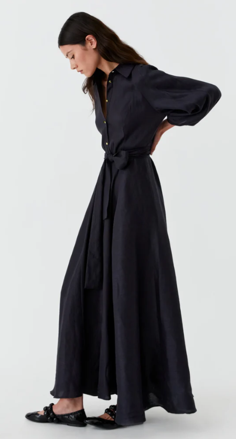 MORRISON MADELYN SHIRT DRESS NAVY