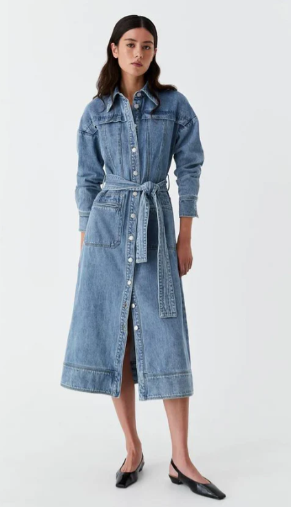 MORRISON ISAAC DENIM DRESS BLUE