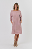 NATURALS BY O & J MIDI DRESS TRIFLE