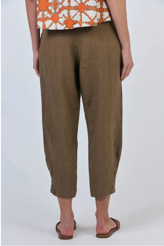 NATURALS LINE PANTS  TOBACCO