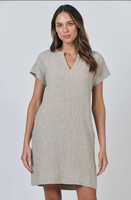 NATURALS LINEN DRESS BLISTER