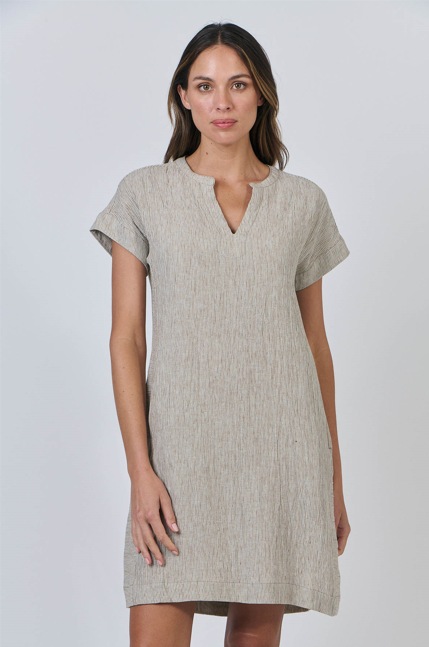 NATURALS LINEN DRESS BLISTER