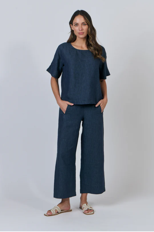 NATURALS LINEN PANTS POSEIDON