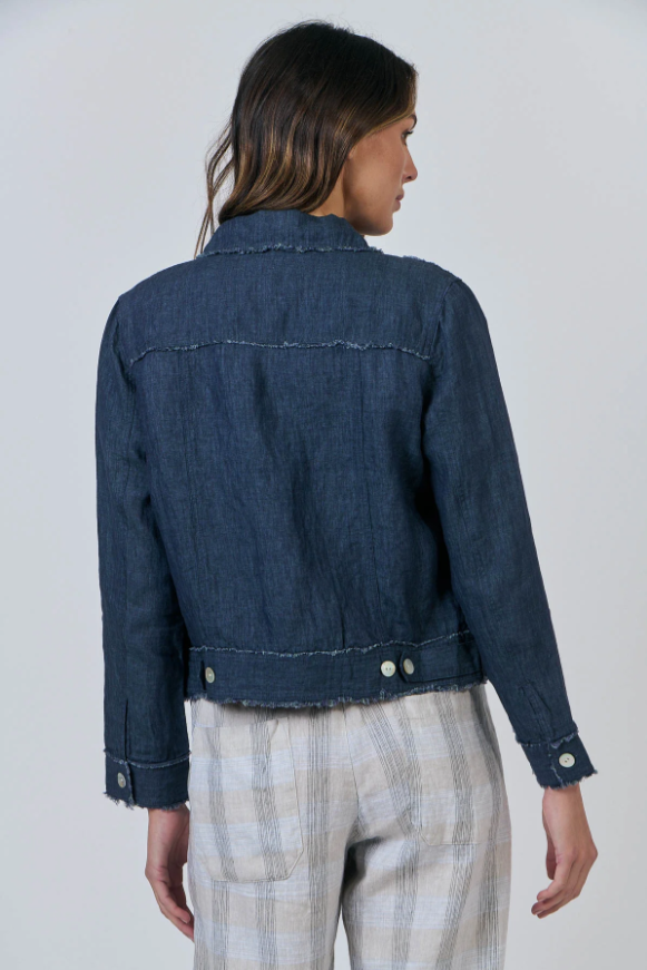 NATURALS LINEN JACKET POSEIDON