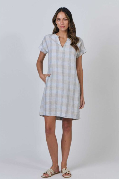 NATURALS LINEN DRESS MESH