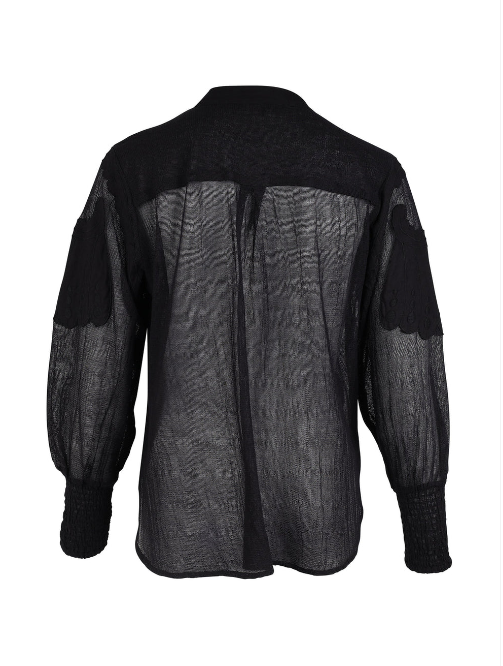 NU DENMARK YANIA BLACK SHIRT