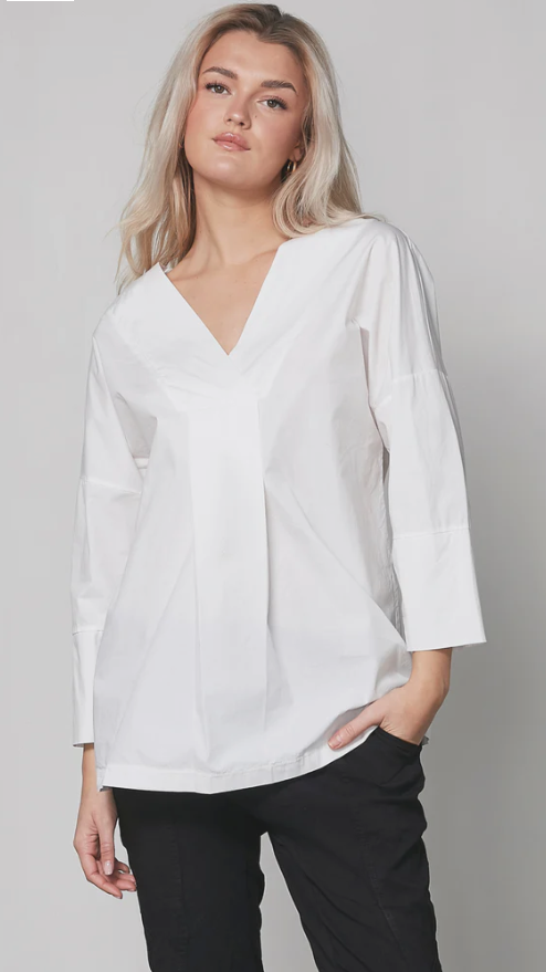 NU DENMARK YELDA BLOUSE CREME