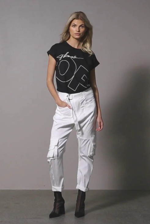 NU DENMARK YTTA  CREAM TROUSERS