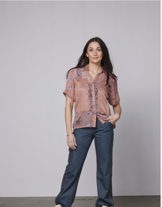 NU DENMARK YDUN PEACH PUFF MIX SHIRT