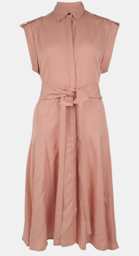 NU DENMARK YMKE PEACH LYOCELL DRESS