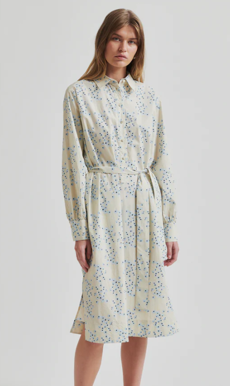 SECOND FEMALE CLAUD MIDI PRINTED DRESS