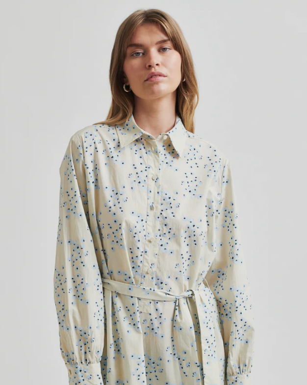 SECOND FEMALE CLAUD MIDI PRINTED DRESS