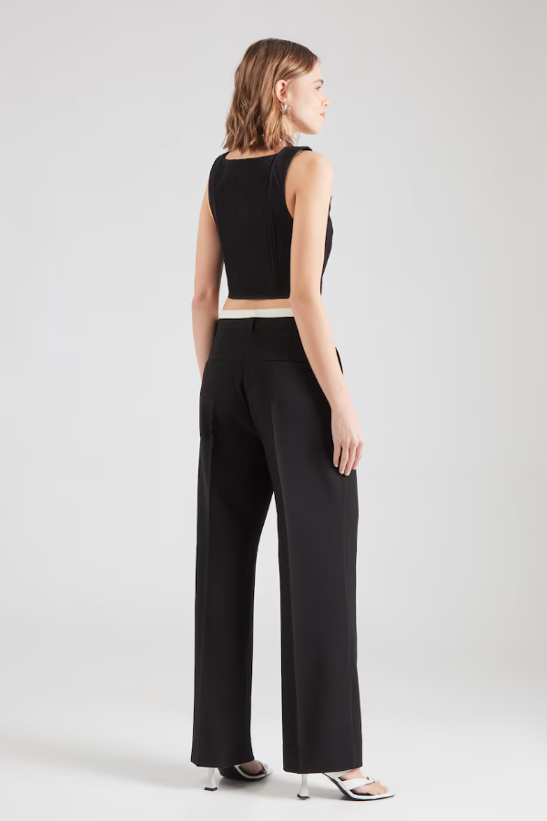SECOND FEMALE HERBIE STRAIGHT LEG BLACK PANT