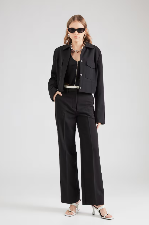 SECOND FEMALE HERBIE STRAIGHT LEG BLACK PANT