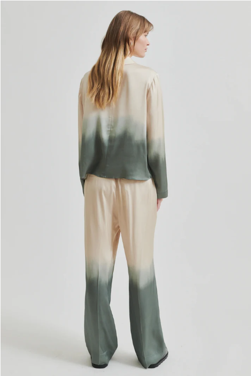 SECOND FEMALE AVORA BLOUSE AGAVE GREEN