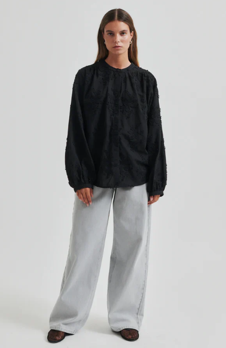 SECOND FEMALE CAVAN SHIRT BLACK