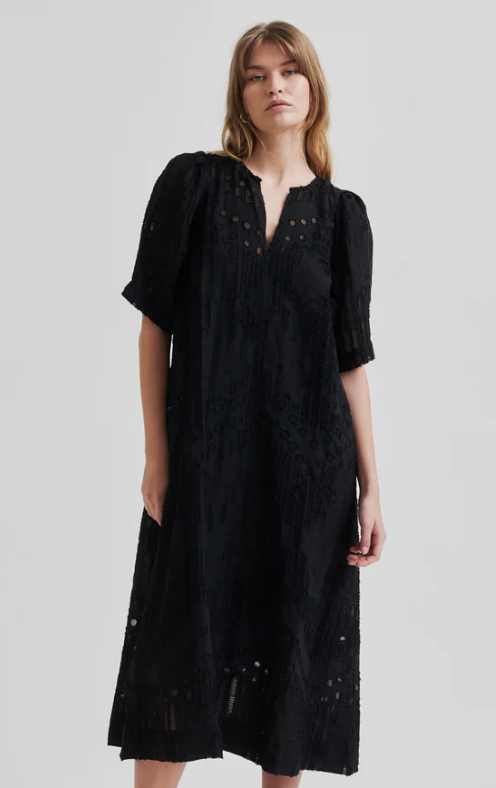 SECOND FEMALE NETE DRESS BLACK