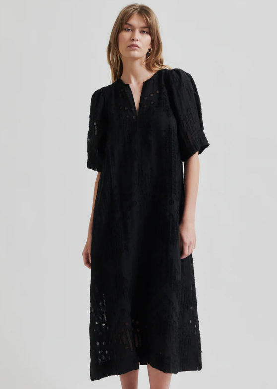 SECOND FEMALE NETE DRESS BLACK