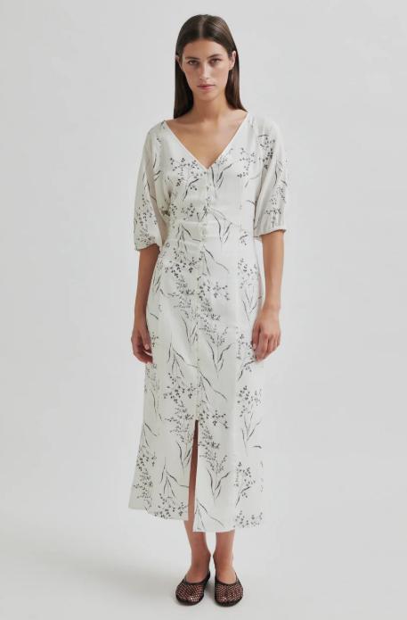 SECOND FEMALE ELINE PRINTED LONGLINE DRESS