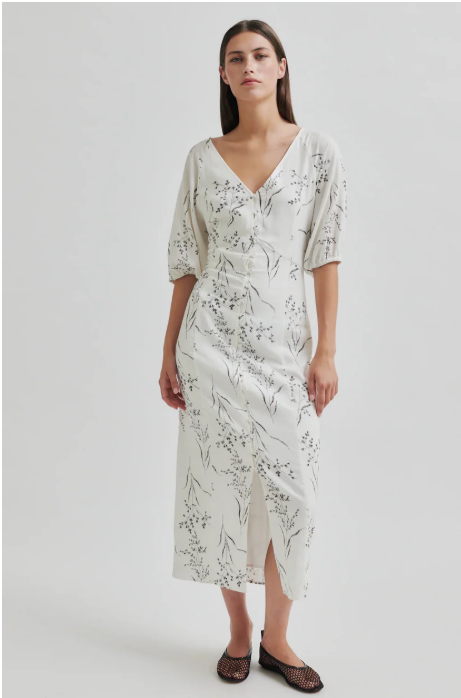 SECOND FEMALE ELINE PRINTED LONGLINE DRESS