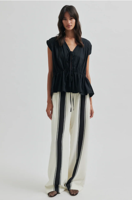 SECOND FEMALE LIE BLOCK STRIPE PANTS