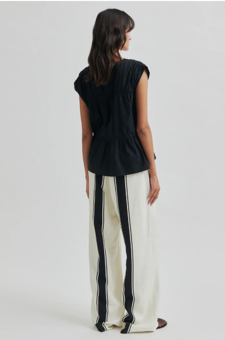 SECOND FEMALE LIE BLOCK STRIPE PANTS