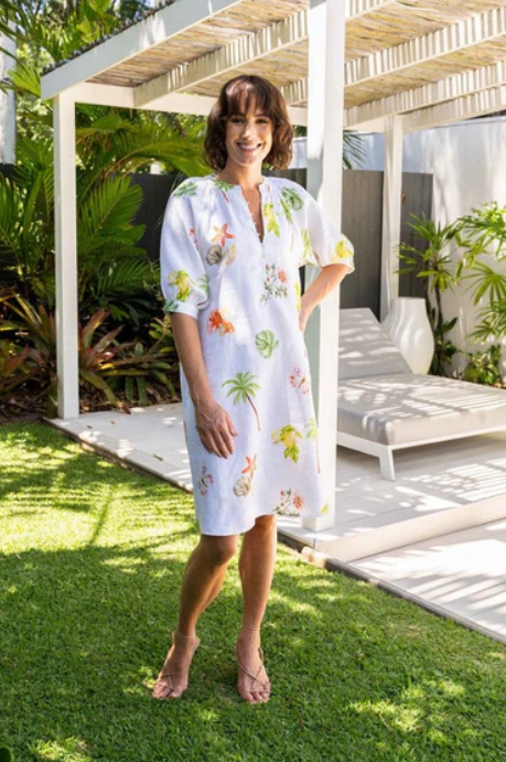 SEE SAW PARADISE CUFF SLEEVE BUTTON DETAIL