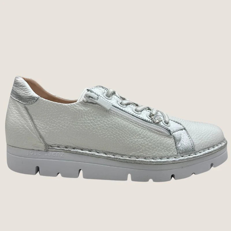 JOSE SAENZ PISO IRENE SNEAKERS- SILVER