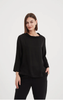 TIRELLI BELL SLEEVE MOCK NECK TOP
