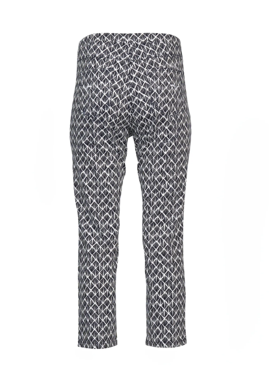 VASSALLI FAN PRINT 7/8 PULL ON PANT