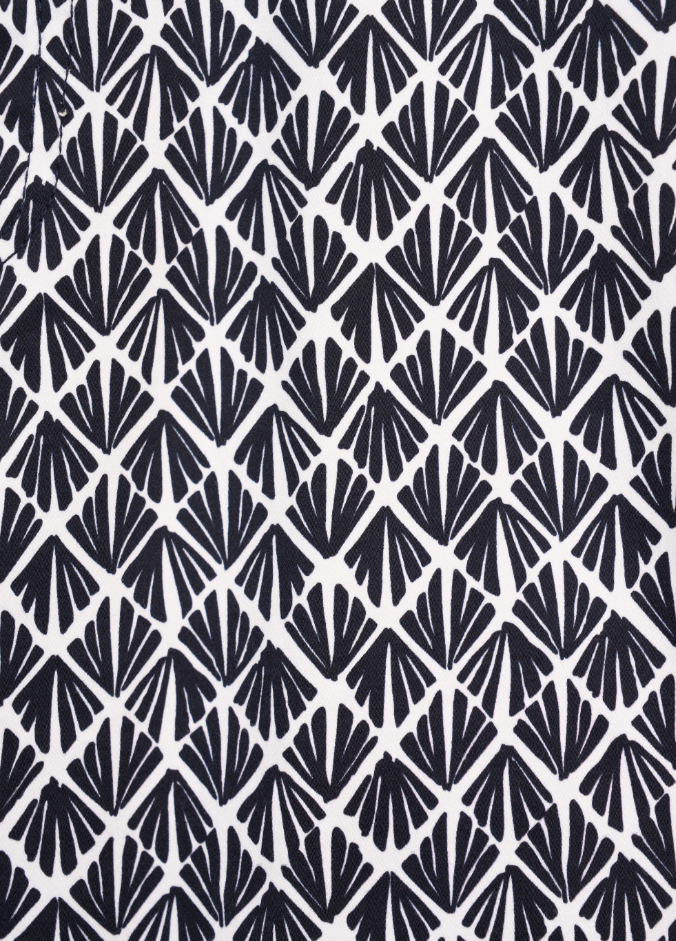 VASSALLI FAN PRINT 7/8 PULL ON PANT
