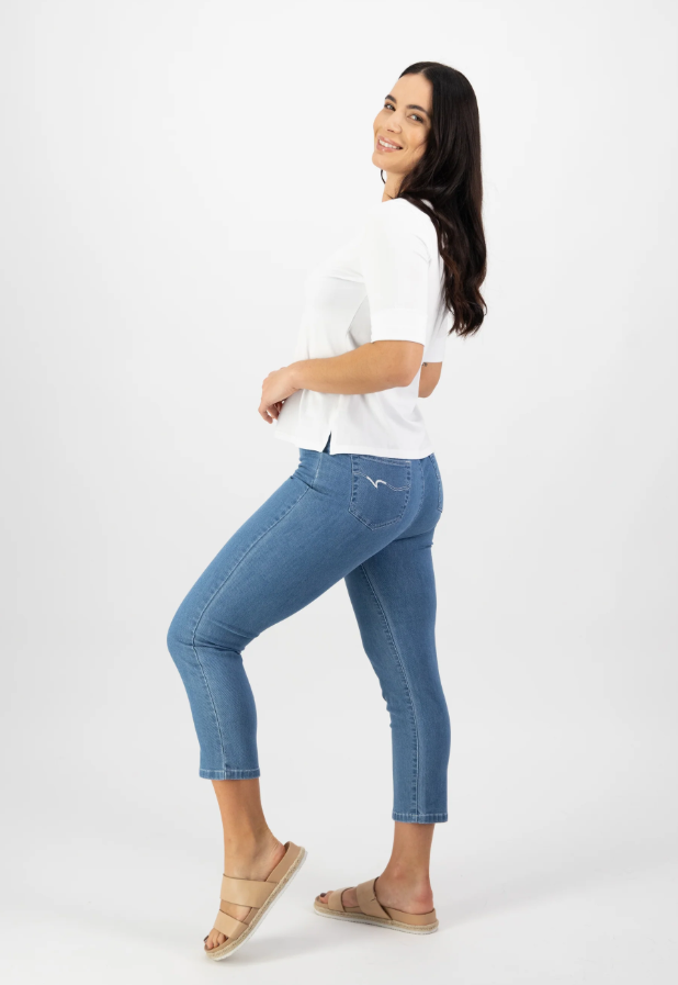 VASSALLI BOAT NECK TOP WHITE