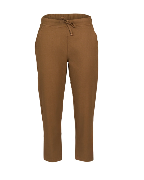 VASSALLI 7/8 COTTON PANT PECAN